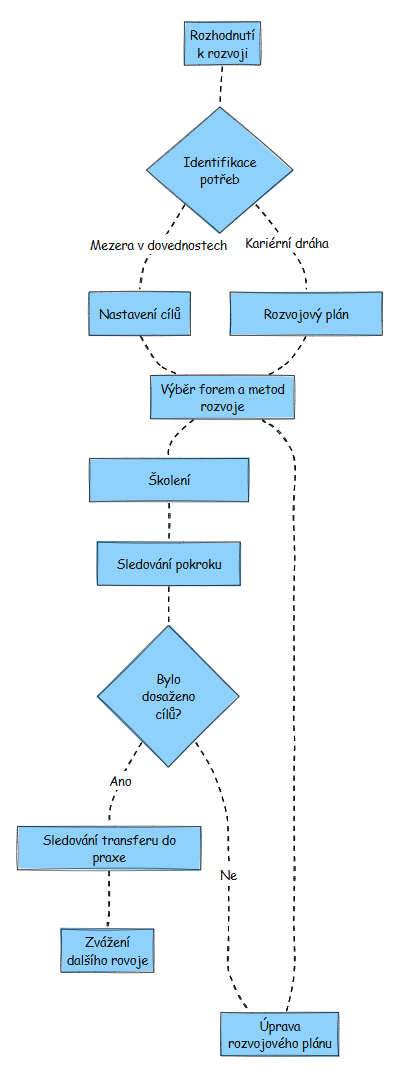 Řízení pokroku při jazykovém rozvoji_web Schéma řízení pokroku