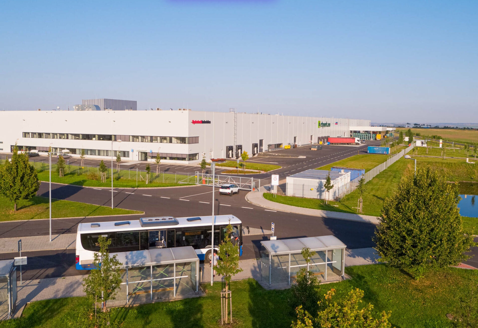 Průmyslová zóna Triangle a moderní závody Chomutov